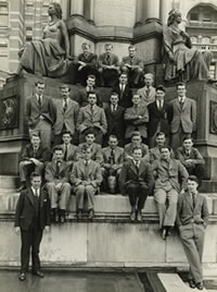 The chaps club with the bottle 1945-46