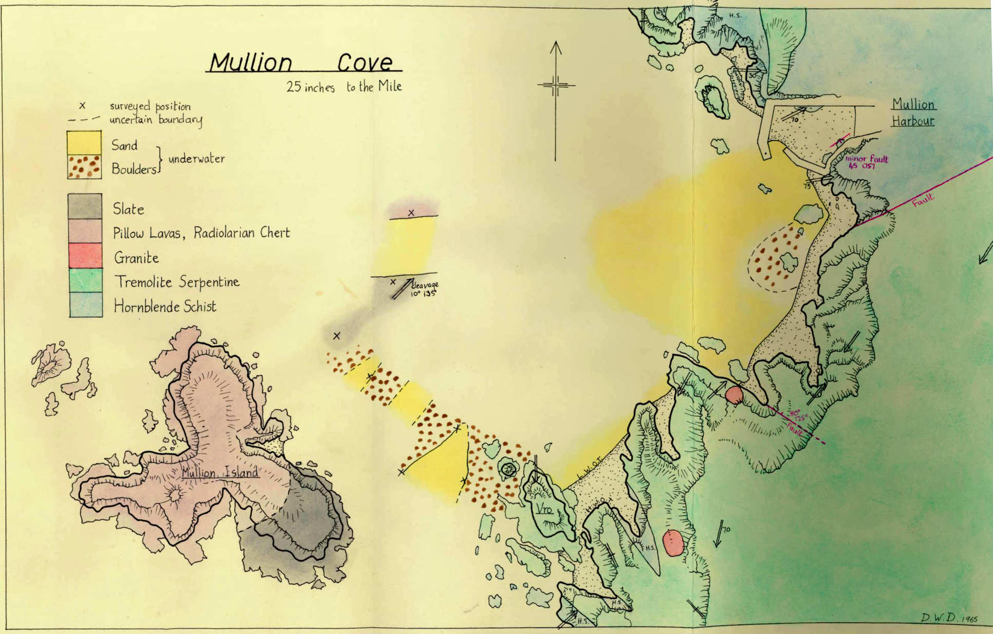Map of Mullion Cove