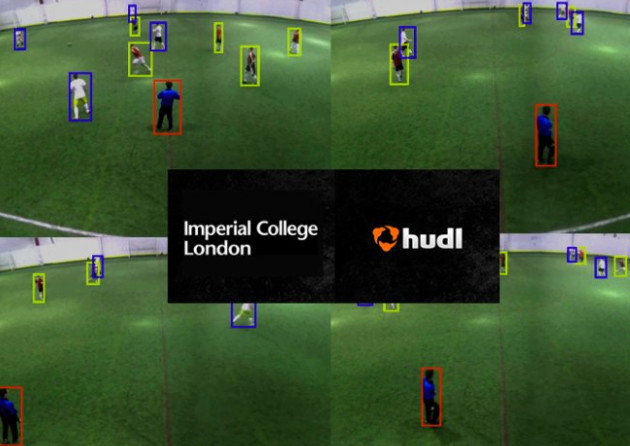 Screen capture of Hudl tracking software