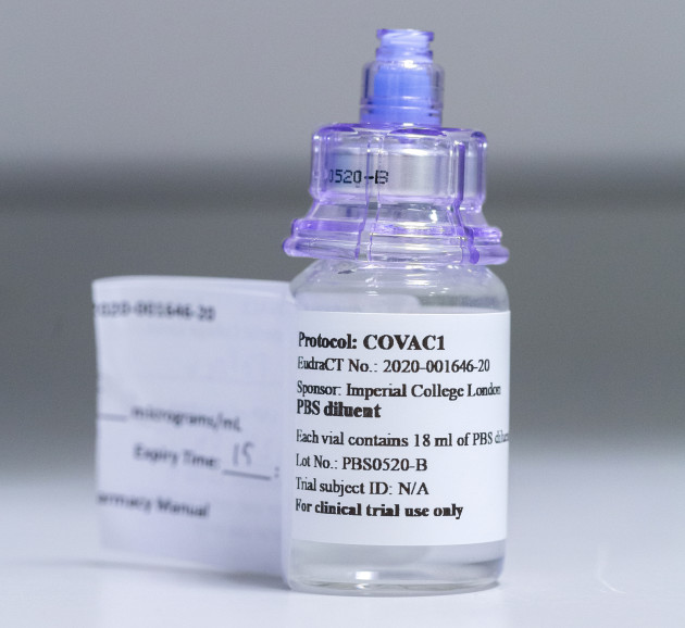 Image from a vaccine trial